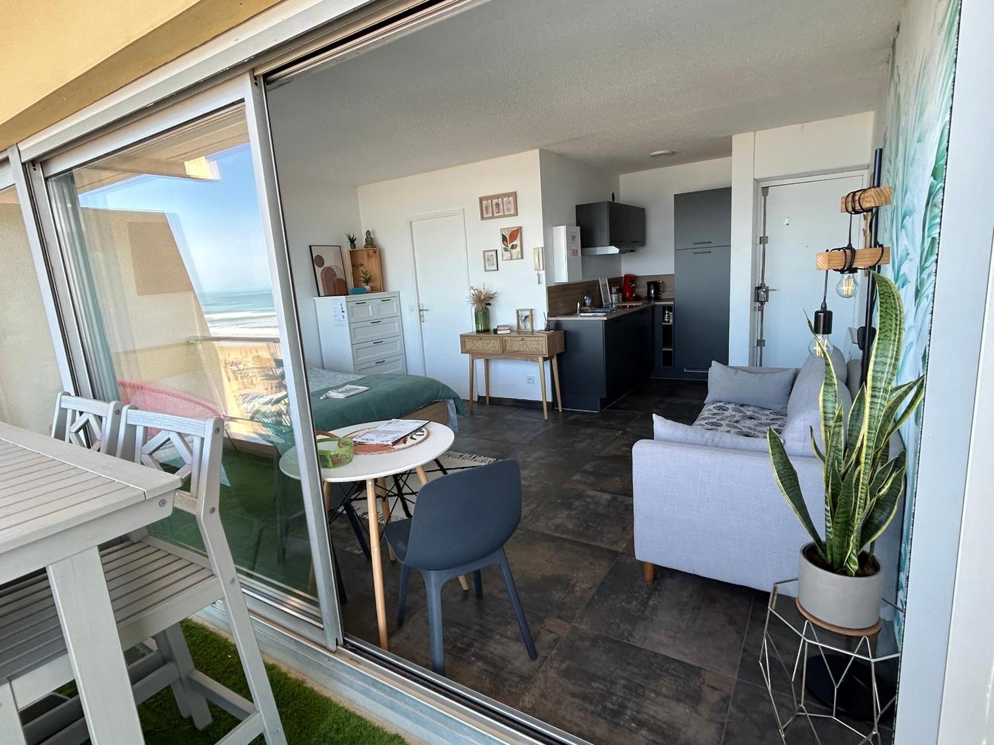 Ferienwohnung Superbe Vue A 180° Sur L'Ocean Lacanau Exterior foto